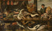 Hos fiskhandlaren - Frans Snyders — vy av konstverket