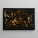 inomhus av kök - Frans Snyders — inramlat konstverk på väggen