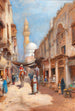 Bazar i Kairo - Frans Wilhelm Odelmark — vy av konstverket