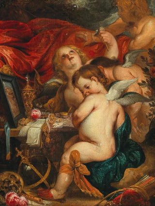 Frans Wouters - A Vanitas with putti.webp