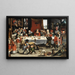 Festin Burlesque - Frans Xaver Hendrick Verbeeck — inramlat konstverk på väggen