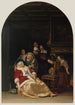 La Visite du médecin - Frans van Mieris l'Ancien — vy av konstverket