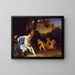 Venus och Cupido - Frans van Mieris den äldre — inramlat konstverk på väggen