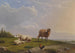 Får i landskapet - Frans van Severdonck — vy av konstverket