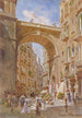 Naples Pont de Chiaia - Franz Alt — vy av konstverket