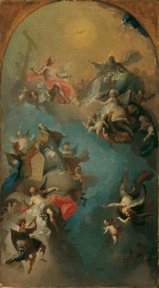 Franz Anton Maulbertsch - Die Aufnahme des heiligen Augustinus in den Himmel.webp