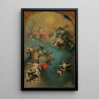 Franz Anton Maulbertsch - Die Aufnahme des heiligen Augustinus in den Himmel.webp