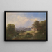 del av Sydtyrol - Franz Barbarini — inramlat konstverk på väggen