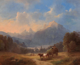 Franz Barbarini - Scene Of The Salzkammergut.webp