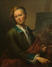 Självporträtt Franz Christoph Janneck - Franz Christoph Janneck — vy av konstverket