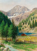 Mont Hochgolling i Schladminger Tauern - Franz Demel — vy av konstverket