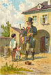 Le Colporteur - Franz Gerasch — vy av konstverket