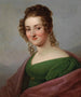 Mme Bertha Schroeter, dotter till postmästare Mittag Dresden - Franz Gerhard von Kügelgen krets — vy av konstverket