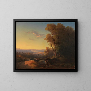 Franz Graf von Pocci - Sddeutsche Landschaft im Abendlicht.webp