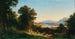 Vue de Salzbourg depuis Bergheim près de Plain - Franz Hinterholzer — vy av konstverket