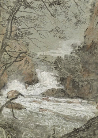 Franz Joachim Beich - River Landscape with a Waterfall recto.webp