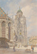 Tour nord de la cathédrale Saint-Étienne de Vienne - Franz Kopallik — vy av konstverket