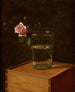Rose dans un verre - Franz Krüger — vy av konstverket