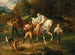 Rodolphe de Habsbourg och prästen - Franz Ludwig Catel — vy av konstverket