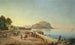 Promenad i Palermo - Franz Ludwig Catel — vy av konstverket