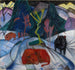 En Bison i Vinter Den Röda Bison - Franz Marc — vy av konstverket