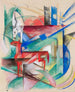 Komposition med djur II - Franz Marc — vy av konstverket