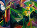 Hjort i klostrets trädgård - Franz Marc — vy av konstverket