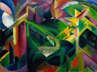 Franz Marc - Deer in the monastery garden.webp