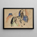 Petit animal fabuleux II - Franz Marc — inramlat konstverk på väggen