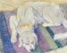 Hund liggande, hundporträtt - Franz Marc — vy av konstverket