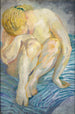 Studie av kvinnlig naken - Franz Marc — vy av konstverket