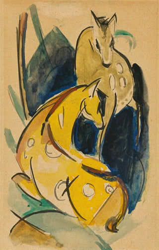 Franz Marc - Zwei gelbe Tiere.webp