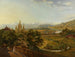 Vue de la Petite Terrasse sur les Alpes - Franz Niklaus König — vy av konstverket
