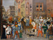 L'entrée du roi Rudolf de Habsbourg à Bâle en 1273 - Franz Pforr — vy av konstverket