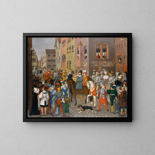 Franz Pforr - The Entry Of King Rudolf Of Habsburg Into Basel In 1273.webp