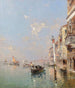 Canal de la Giudecca i Venedig - Franz Richard Unterberger — vy av konstverket