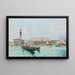 Grand Canal Venise - Franz Richard Unterberger — inramlat konstverk på väggen