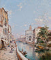 Rio San Girolamo Venise - Franz Richard Unterberger — vy av konstverket