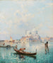 Santa Maria Della Salute på Grand Canal - Franz Richard Unterberger — vy av konstverket
