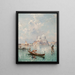 Santa Maria della Salute från Grand Canal - Franz Richard Unterberger — inramlat konstverk på väggen