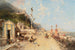 Rue Monreale, Palerm - Franz Richard Unterberger — vy av konstverket