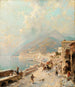 Vue d'Amalfi - Franz Richard Unterberger — vy av konstverket