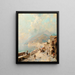 Vue d'Amalfi - Franz Richard Unterberger — inramlat konstverk på väggen
