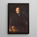 Ferdinand baron von Hochstetter - Franz Rumpler — inramlat konstverk på väggen