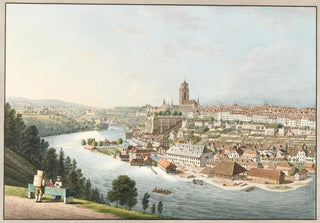 Franz Schmid - Vue de la Ville de Berne prise sur la route de Thoune.webp
