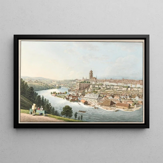 Franz Schmid - Vue de la Ville de Berne prise sur la route de Thoune.webp