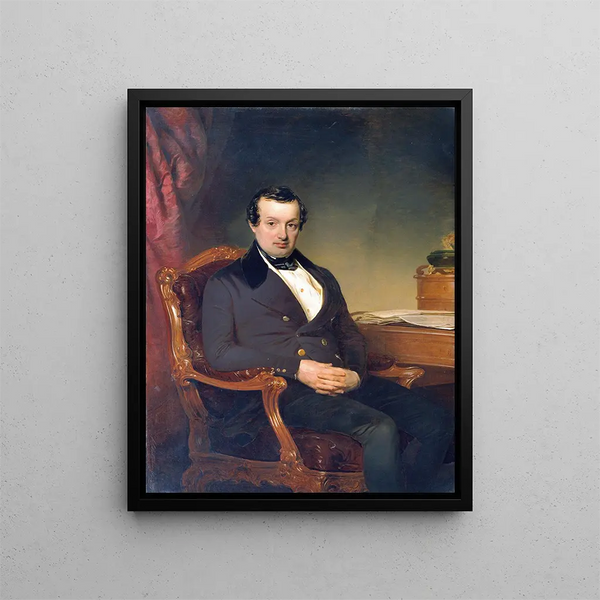 Hermann Todesco 1791-1844 - Franz Schrotzberg — inramlat konstverk på väggen