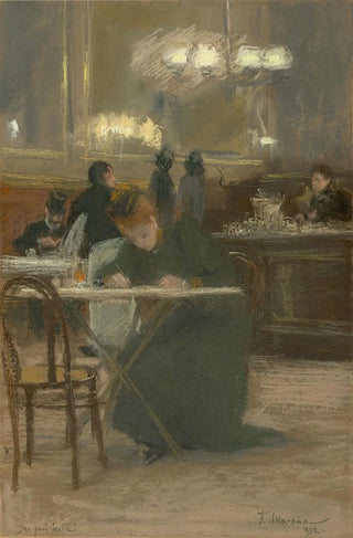 Franz Skarbina - De quoi crire.webp