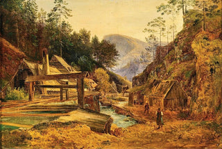 Franz Steinfeld - A Landscape with a Hammer Mill.webp