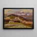 Vue de Kitzbühel - Franz Walde — inramlat konstverk på väggen
